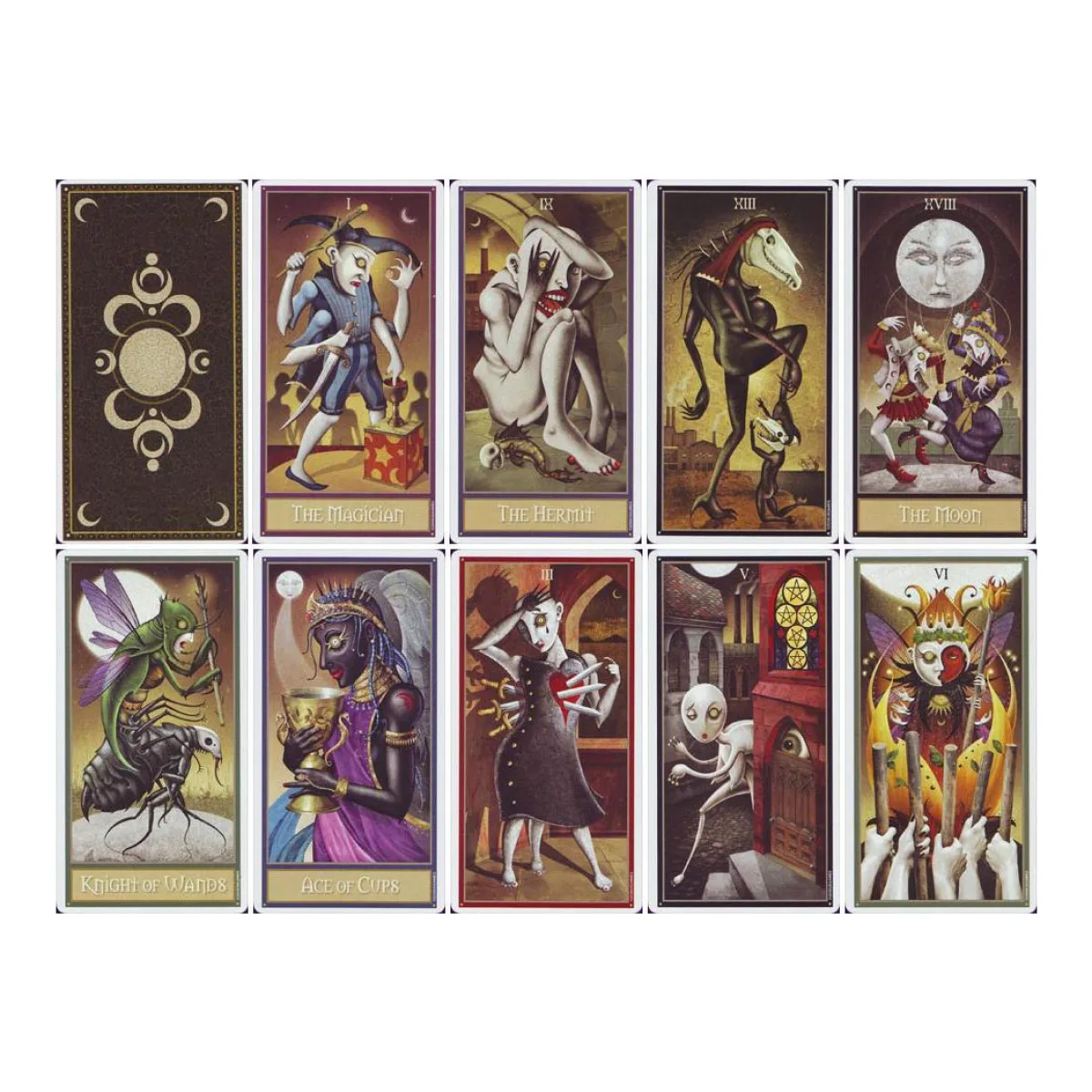 Карти таро "Таро Божевільного Місяця". Deviant Moon Tarot Borderless Edition. — фото 3