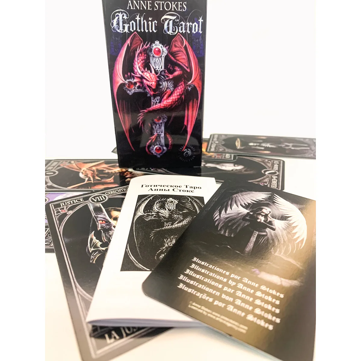Карти Anne Stokes Gothic Tarot. Готичне Таро Анни Стокс. Таро драконів, фей та міфічних істот. — фото 7