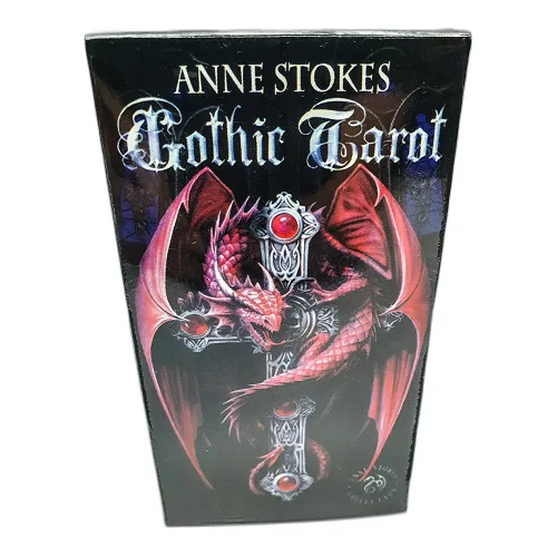 Карти Anne Stokes Gothic Tarot. Готичне Таро Анни Стокс. Таро драконів, фей та міфічних істот.