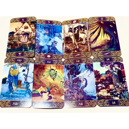 Таро Дюлак (Дулак). Dulac Tarot. Акварель Таро на основі східних казок