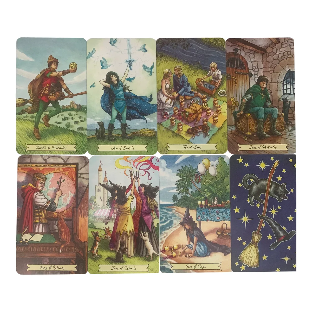 Таро Відьма щодня - Everyday Witch Tarot Mini. Llewellyn. Повний набір (книга і карти) — фото 3