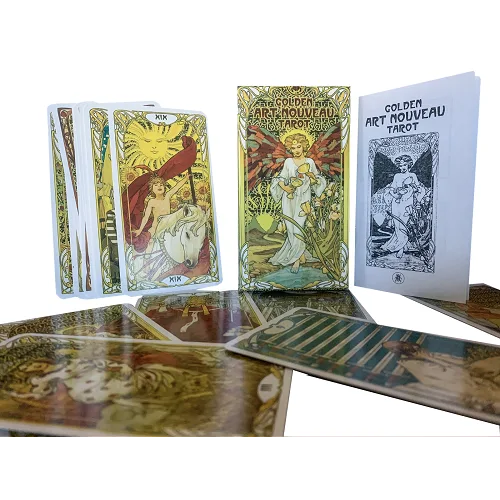 Золоте Таро Уейта Ар Нуво – Golden Art Nouveau Tarot