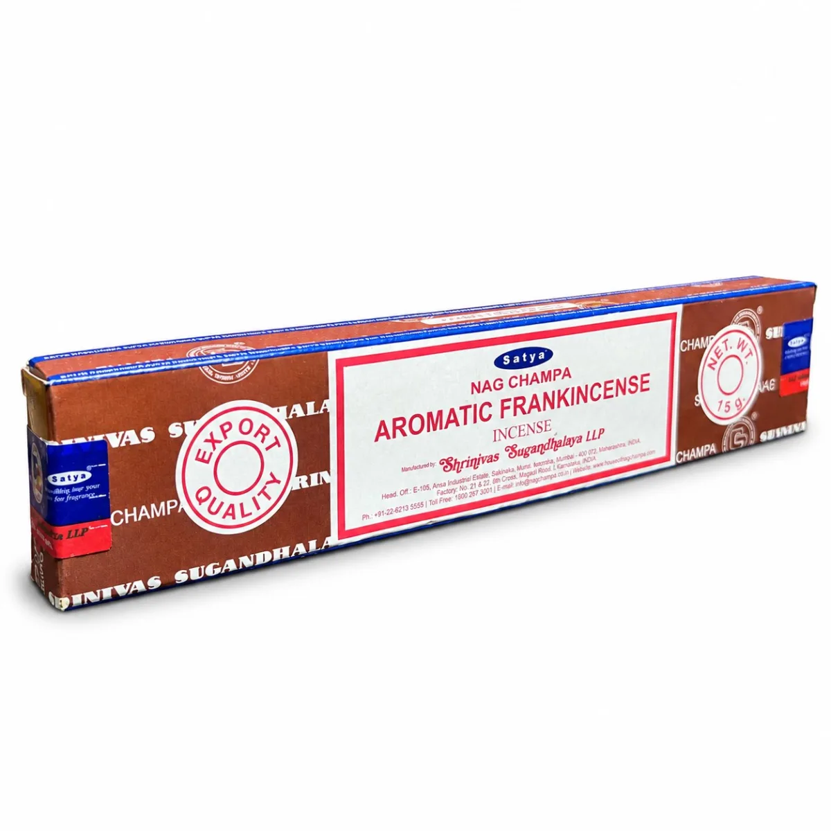 Satya Aromatic Frankincense — ароматичні палички 15 г